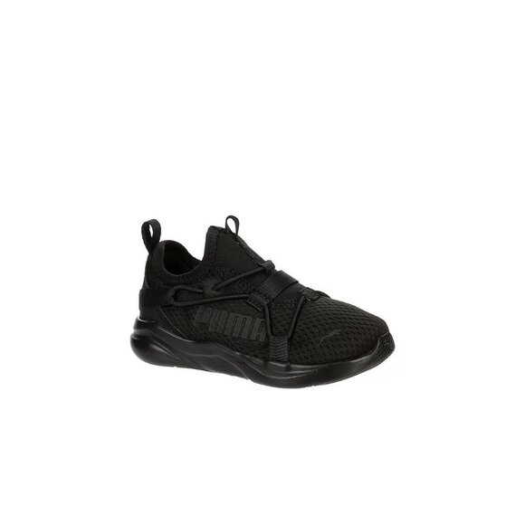 Puma Black Infant Softride Rift Slip On Sneaker Boy's Size 7C - Picture 1 of 7